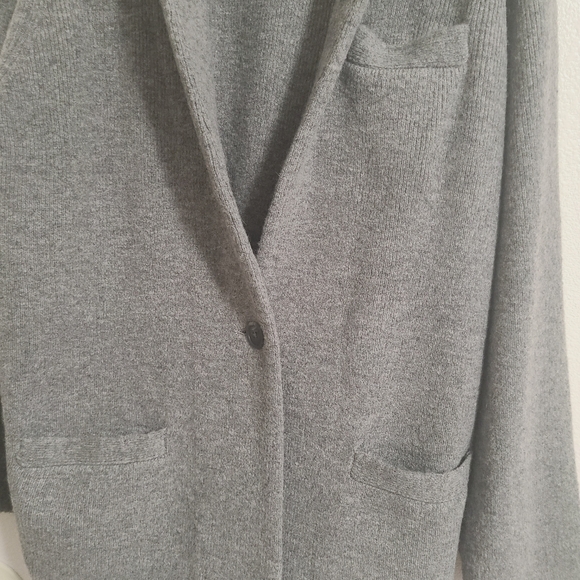 NWT J. Crew Gray Cocoon Sweater Blazer - Picture 3 of 7
